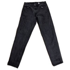 VTG Levi's 550 34x36 Black Faded Made in USA Orange Tab 1994 Grunge Skater Taper